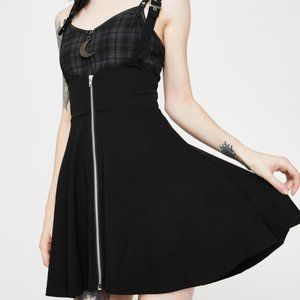 Killstar Suspend Me Underbust Skirt Large Black